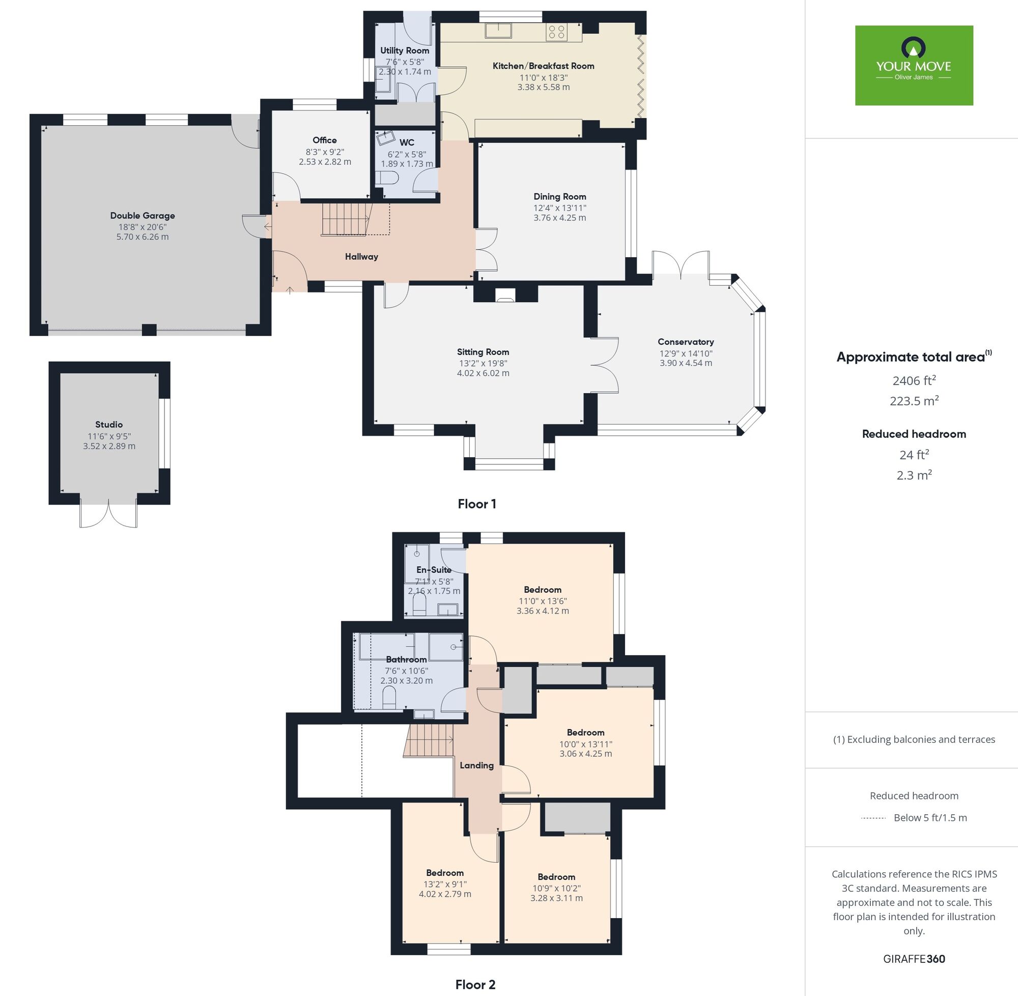 Floorplan of 4 bedroom Detached House for sale, The Street, Metfield, Suffolk, IP20