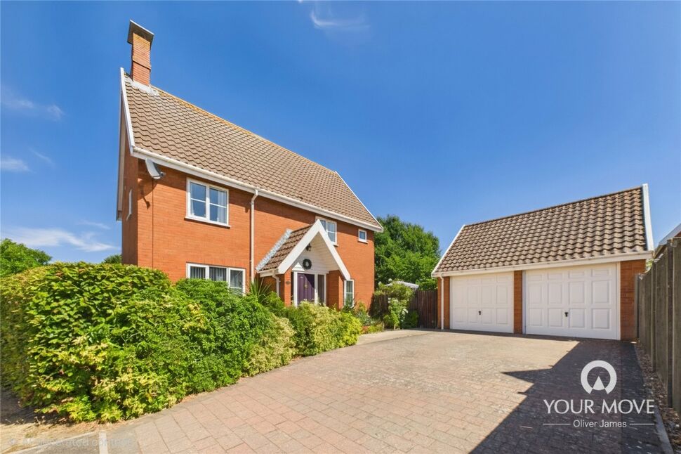 Main image of 4 bedroom Detached House for sale, St. Johns Meadow, Fressingfield Road, Harleston, IP20