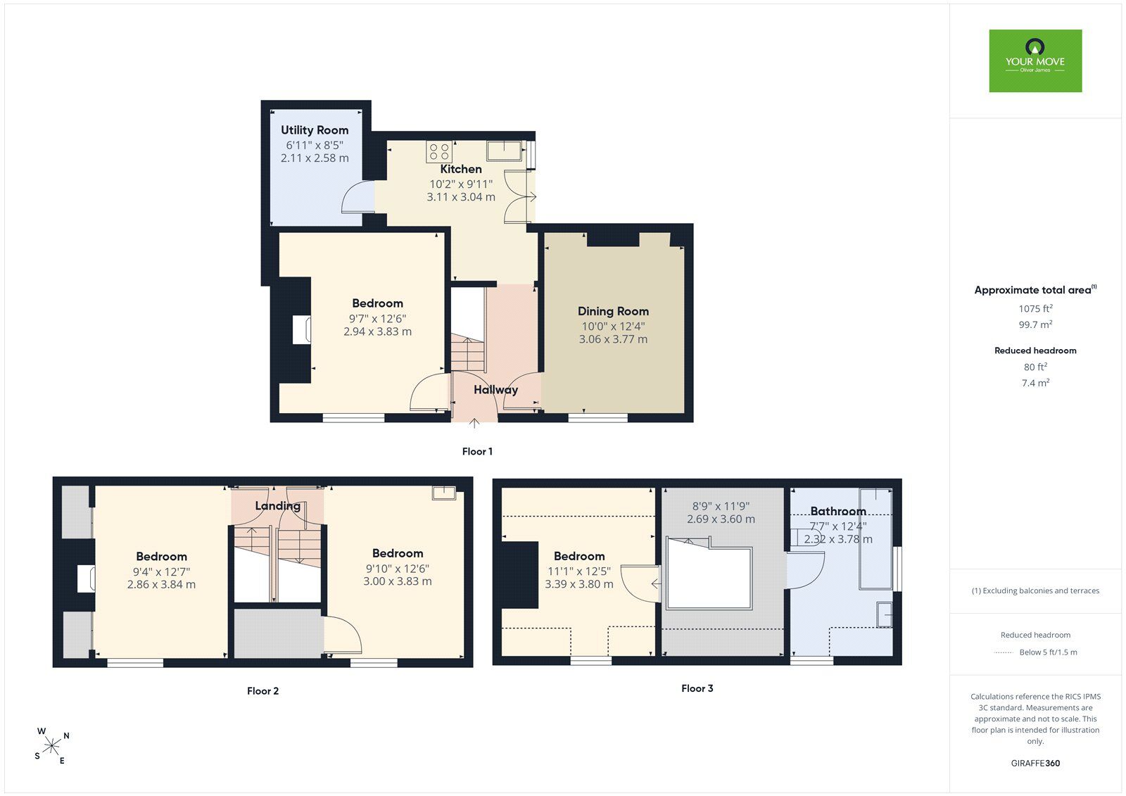 Floorplan of 3 bedroom Link Detached House for sale, Church Street, Harleston, Norfolk, IP20