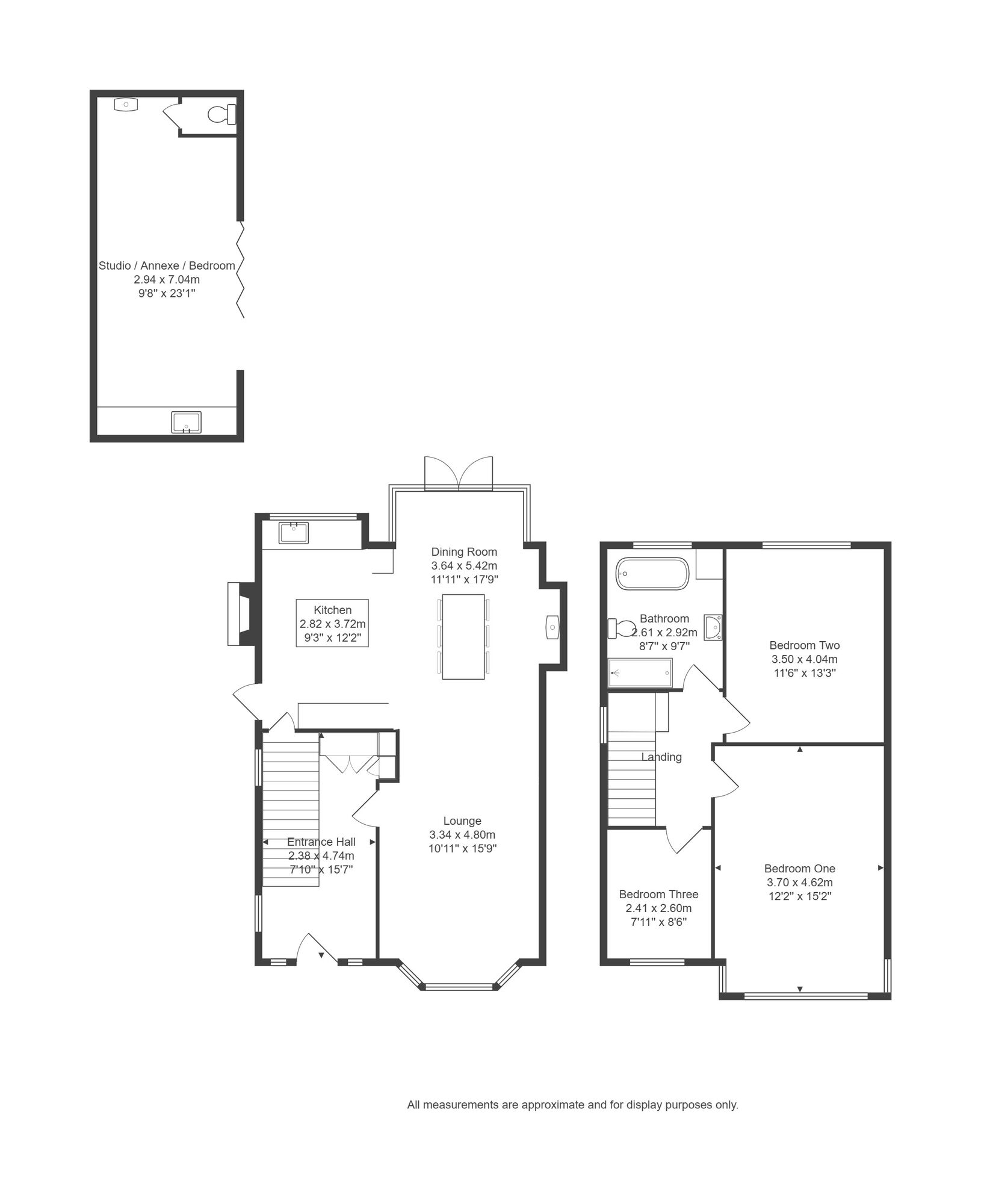Floorplan of 3 bedroom Detached House for sale, West End Crescent, Ilkeston, Derbyshire, DE7