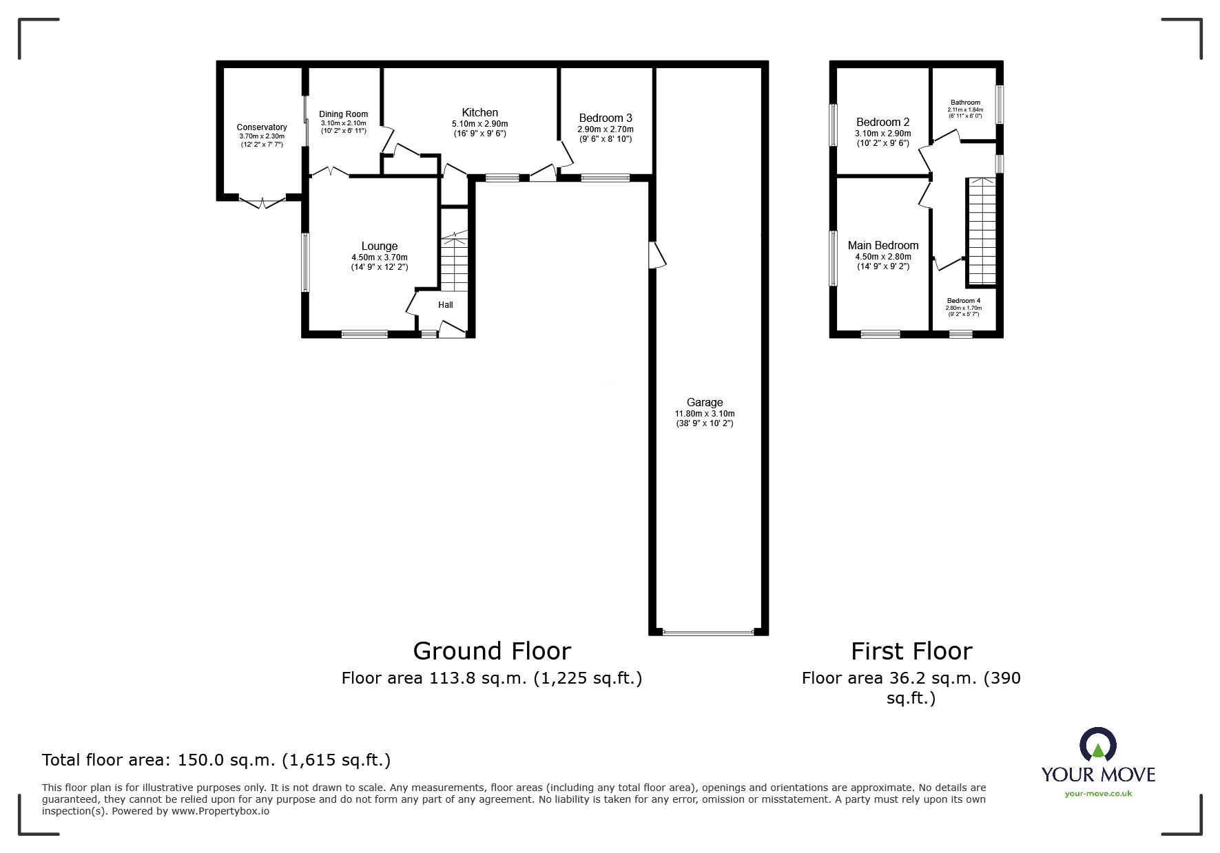 Floorplan of 3 bedroom Semi Detached House for sale, Norman Street, Ilkeston, Derbyshire, DE7
