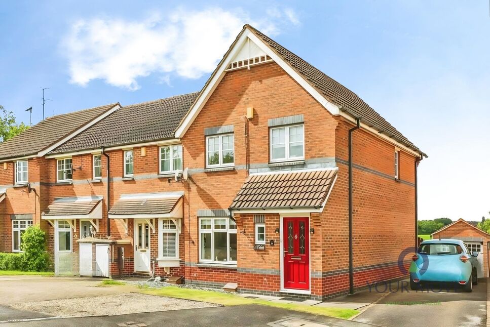 Main image of 3 bedroom End Terrace House for sale, Sanders Close, Ilkeston, Derbyshire, DE7