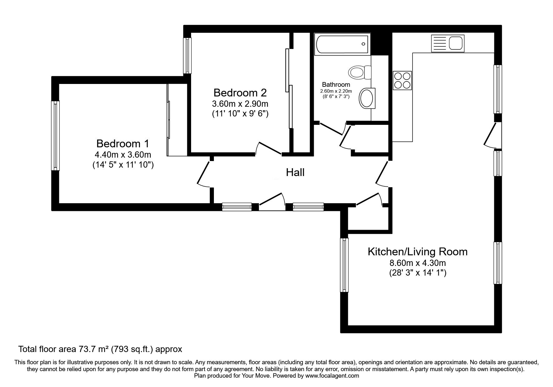 2 bedroom Detached Bungalow for sale, Lawrie Drive, Nairn, IV12 £215,000