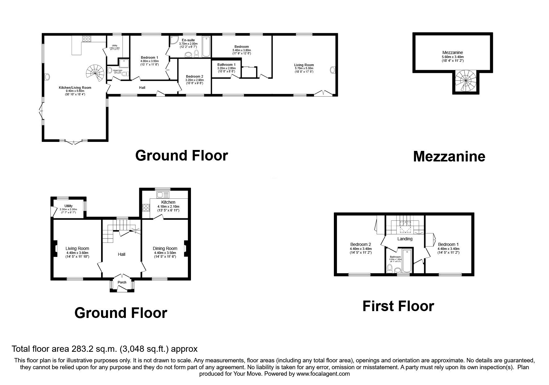 Floorplan of 5 bedroom Detached House for sale, Drumnadrochit, Inverness, Highland, IV63
