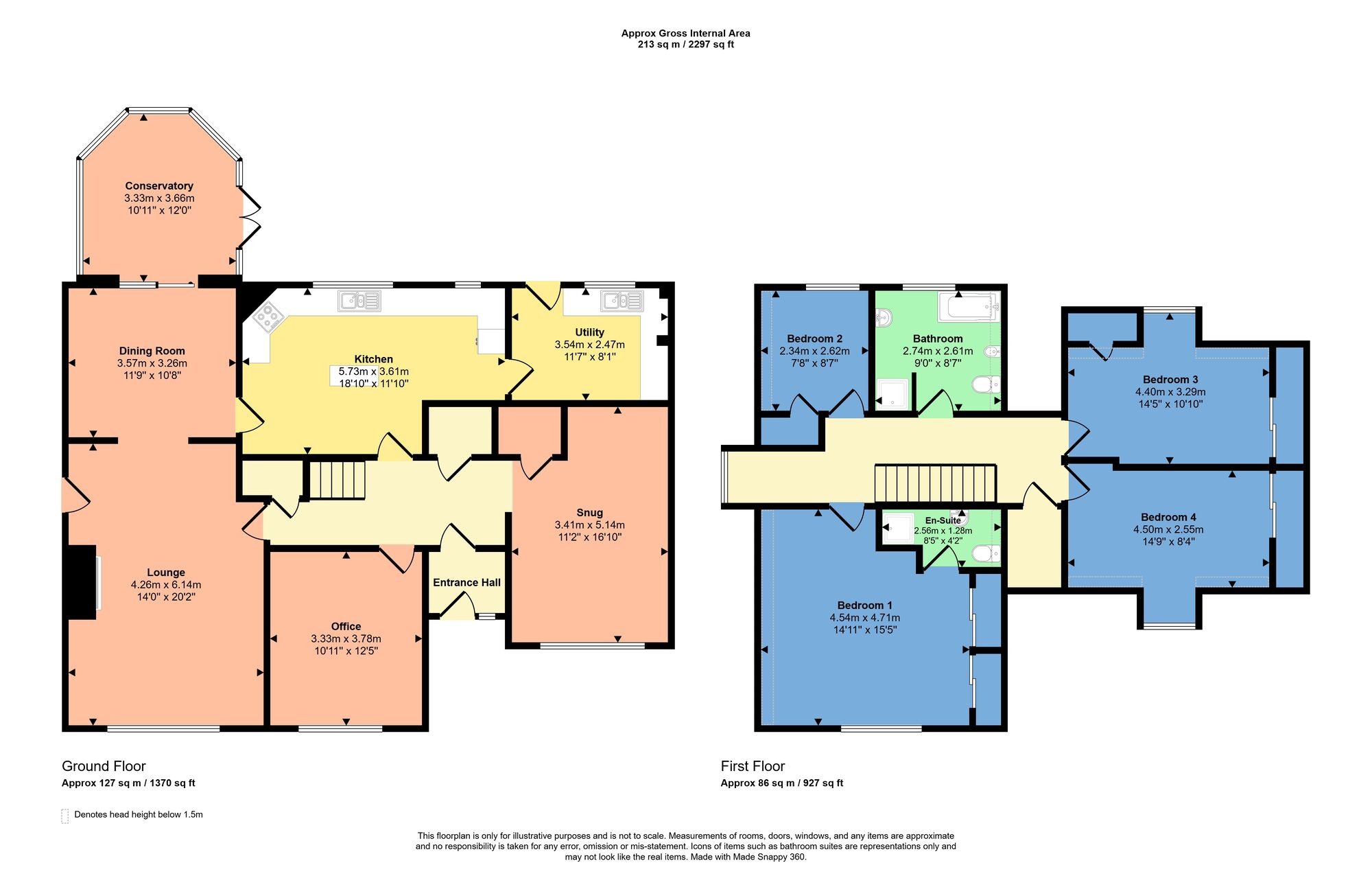 Floorplan of 4 bedroom Detached House for sale, Nairn, Highland, IV12