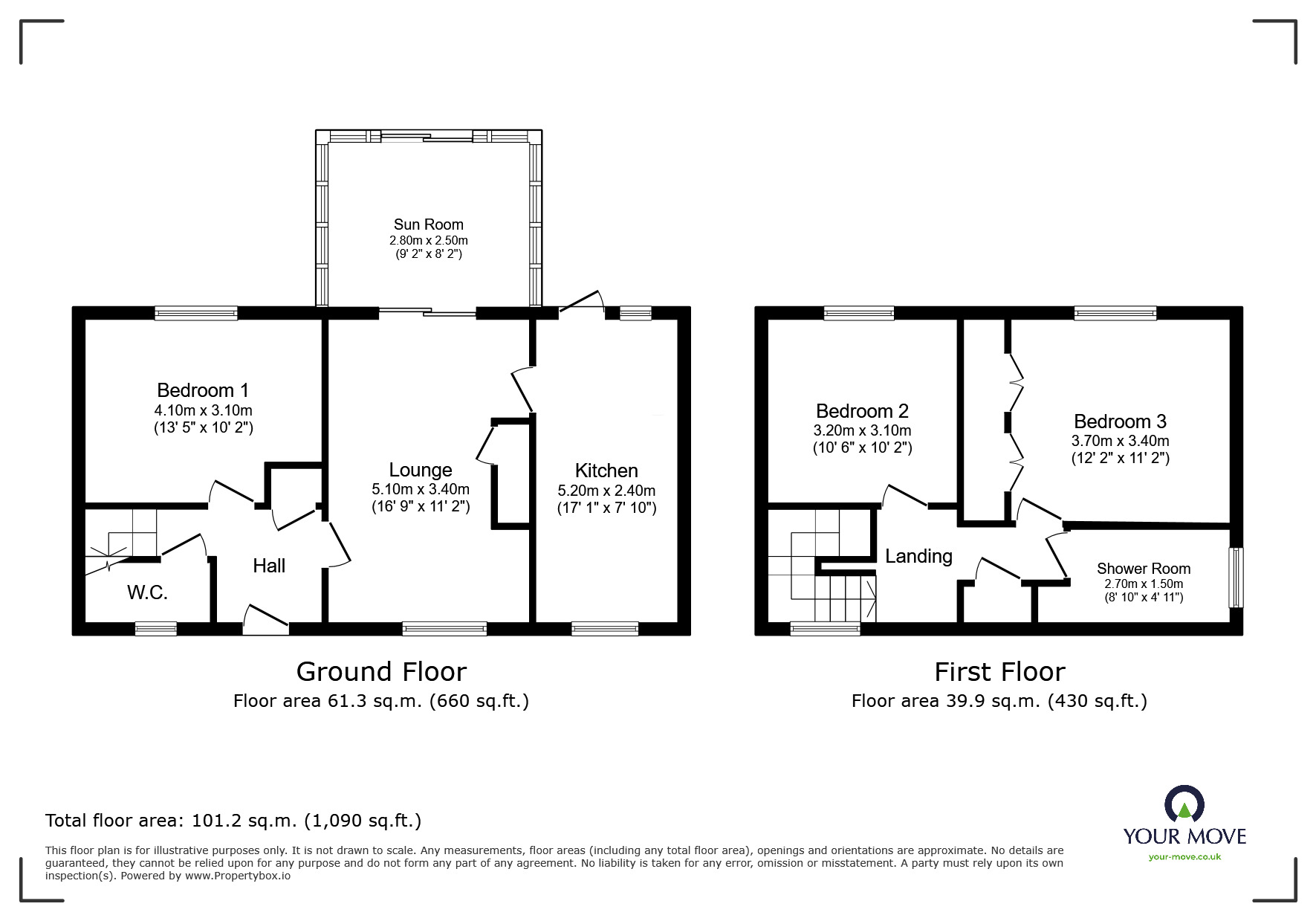 Floorplan of 3 bedroom Semi Detached House for sale, Moy, Tomatin, Highland, IV13