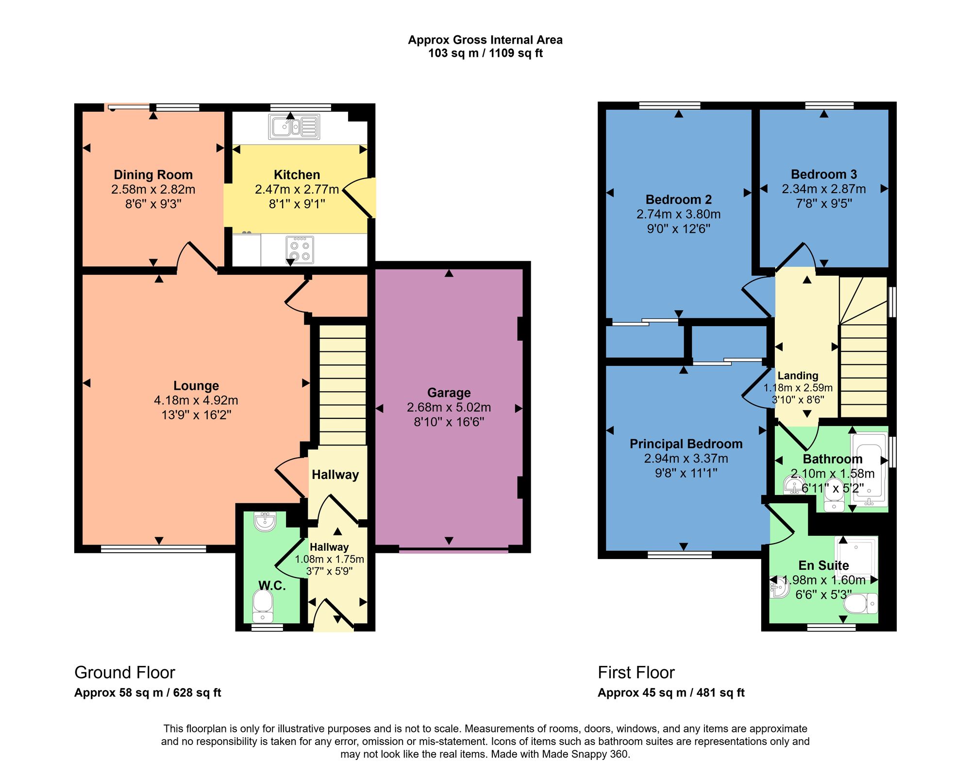 Floorplan of 3 bedroom Detached House for sale, Moray Park Wynd, Culloden, Highland, IV2