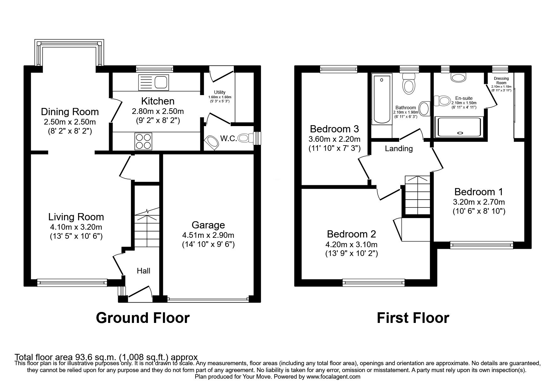 Floorplan of 3 bedroom Detached House for sale, Woodlands Grove, Westhill, Highland, IV2
