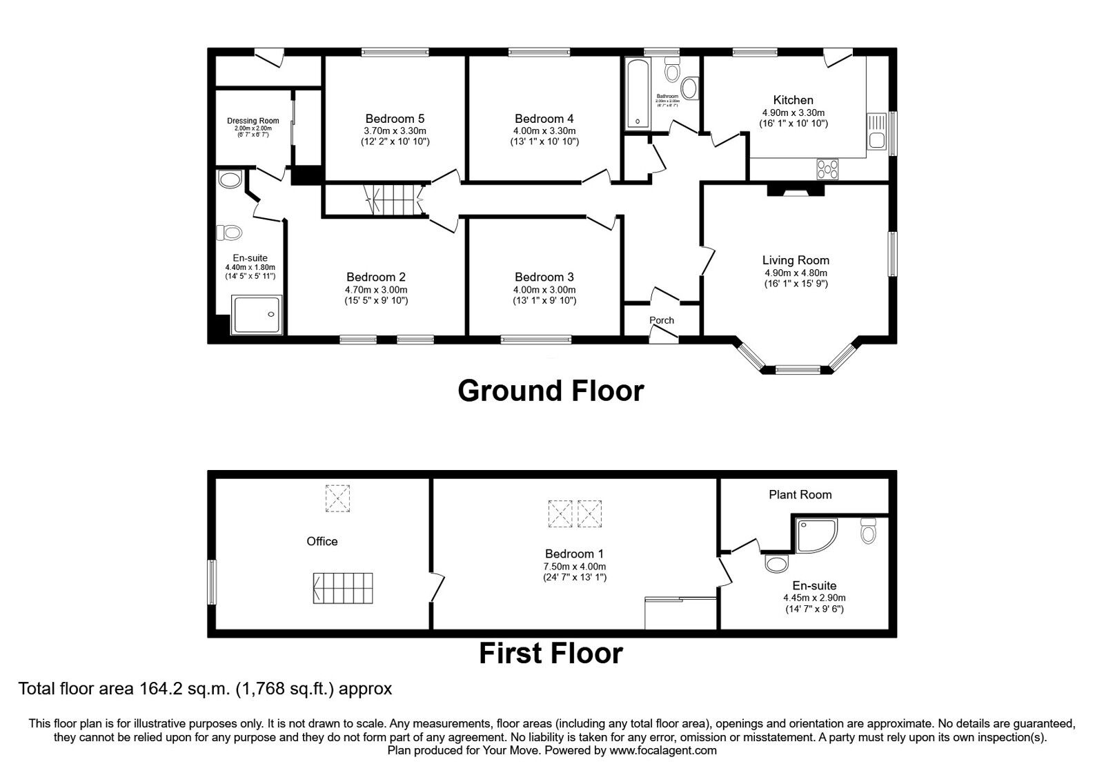 Floorplan of 4 bedroom Detached House for sale, Drummond Crescent, Inverness, Highland, IV2