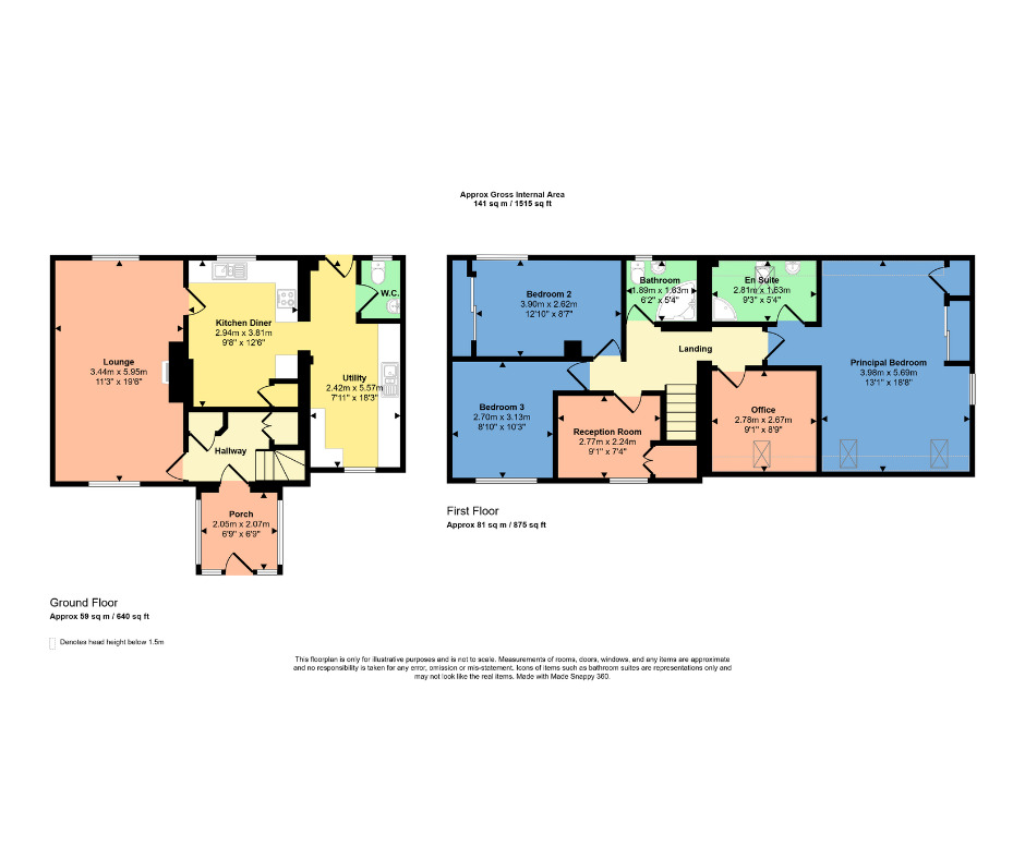 Floorplan of 5 bedroom End Terrace House for sale, Dell Road, Inverness, Highland, IV2