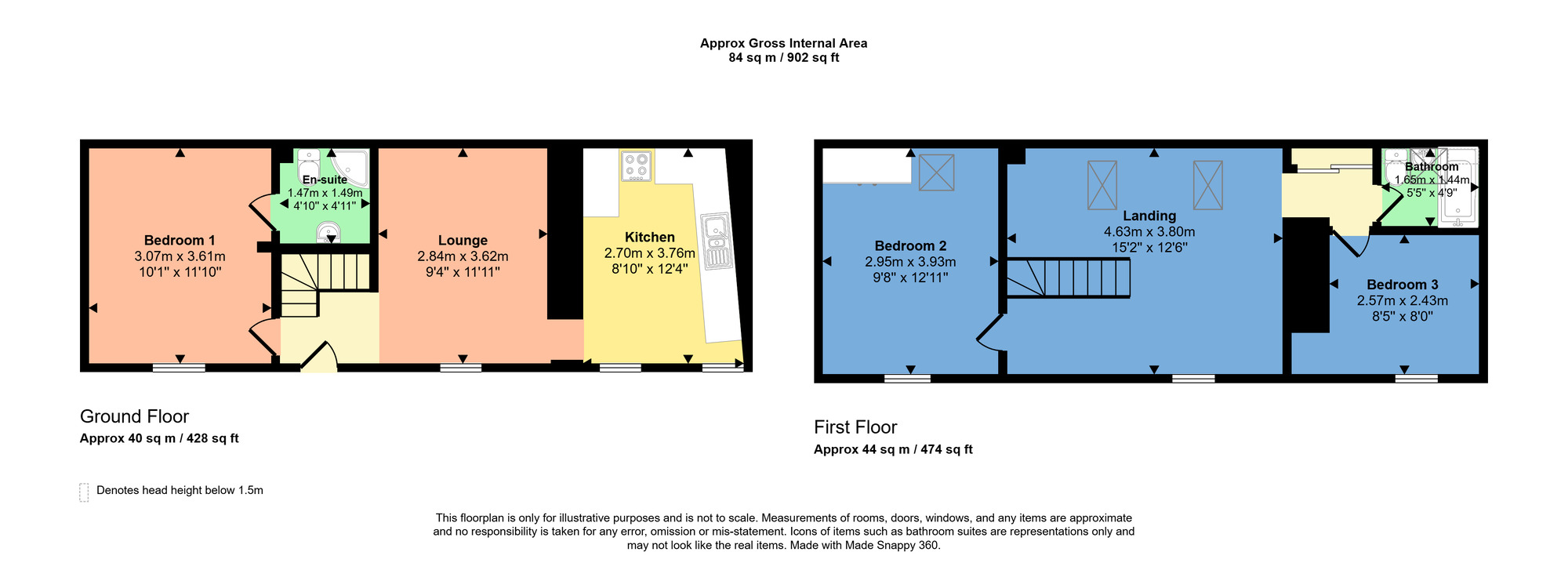 Floorplan of 3 bedroom Semi Detached House for sale, Smiths Lane, Nairn, Highland, IV12