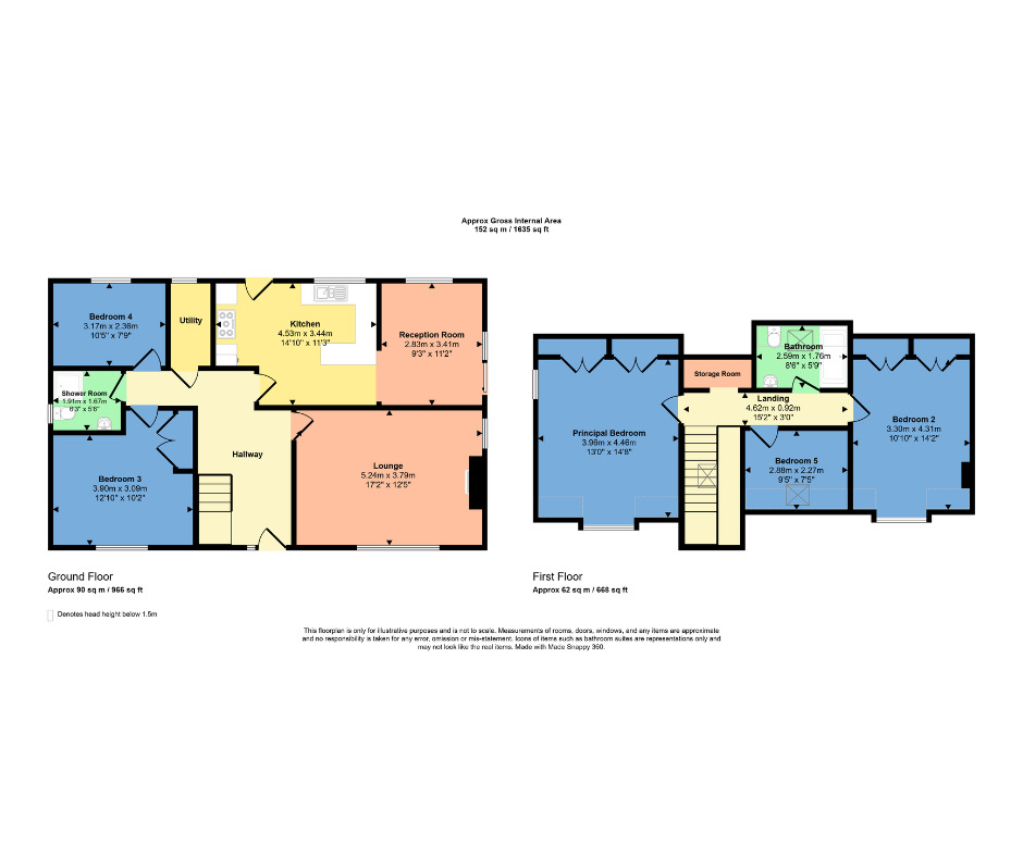 Floorplan of 5 bedroom Detached House for sale, Tarlogie, Tain, Highland, IV19