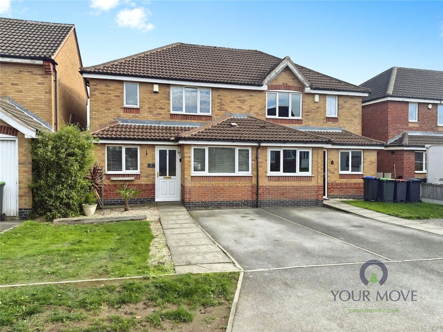 Main image of 3 bedroom Semi Detached House for sale, The Hawthorns, Kirkby-in-Ashfield, Nottingham, NG17