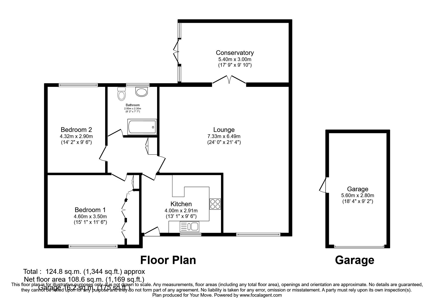 2 bedroom Detached Bungalow for sale, The Paddock, KirkbyinAshfield