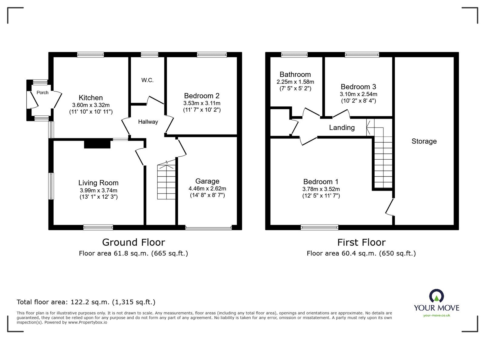 Floorplan of 3 bedroom Detached House for sale, North Street, Kirkby-in-Ashfield, Nottinghamshire, NG17