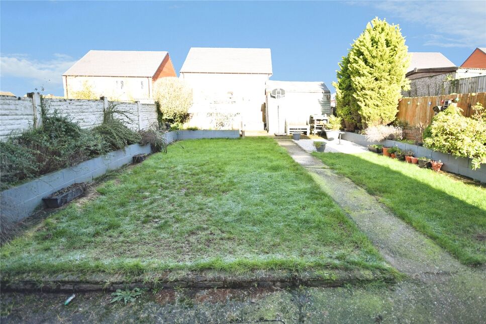 Rear Garden & Driveway