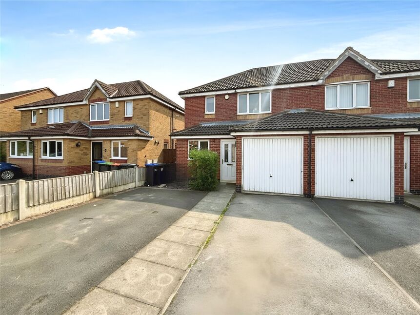 Main image of 3 bedroom Semi Detached House for sale, The Hawthorns, Kirkby-in-Ashfield, Nottinghamshire, NG17