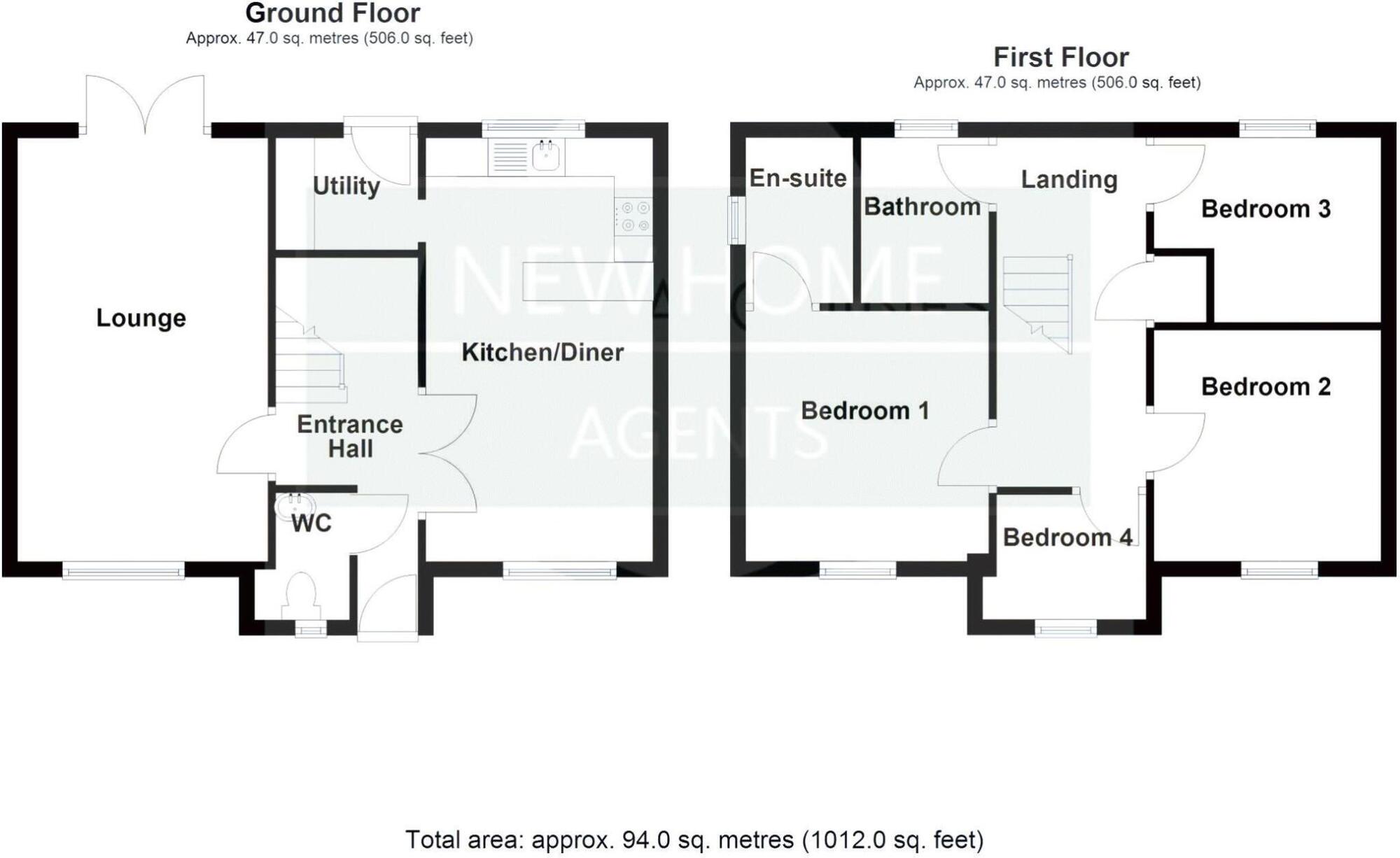 Floorplan of Detached House for sale, Owston Road, Annesley, Nottinghamshire, NG15