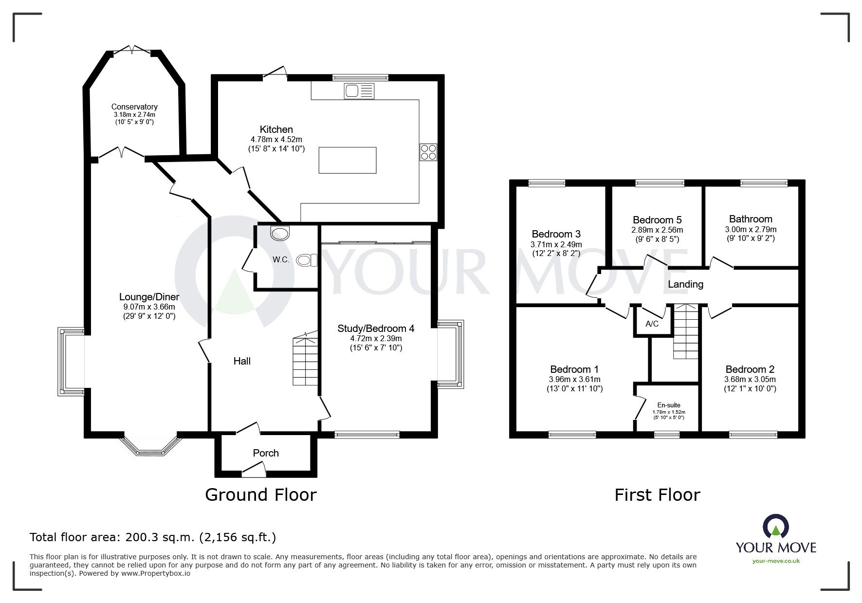 Floorplan of 4 bedroom Detached House for sale, Park Hall Road, Mansfield Woodhouse, Nottinghamshire, NG19