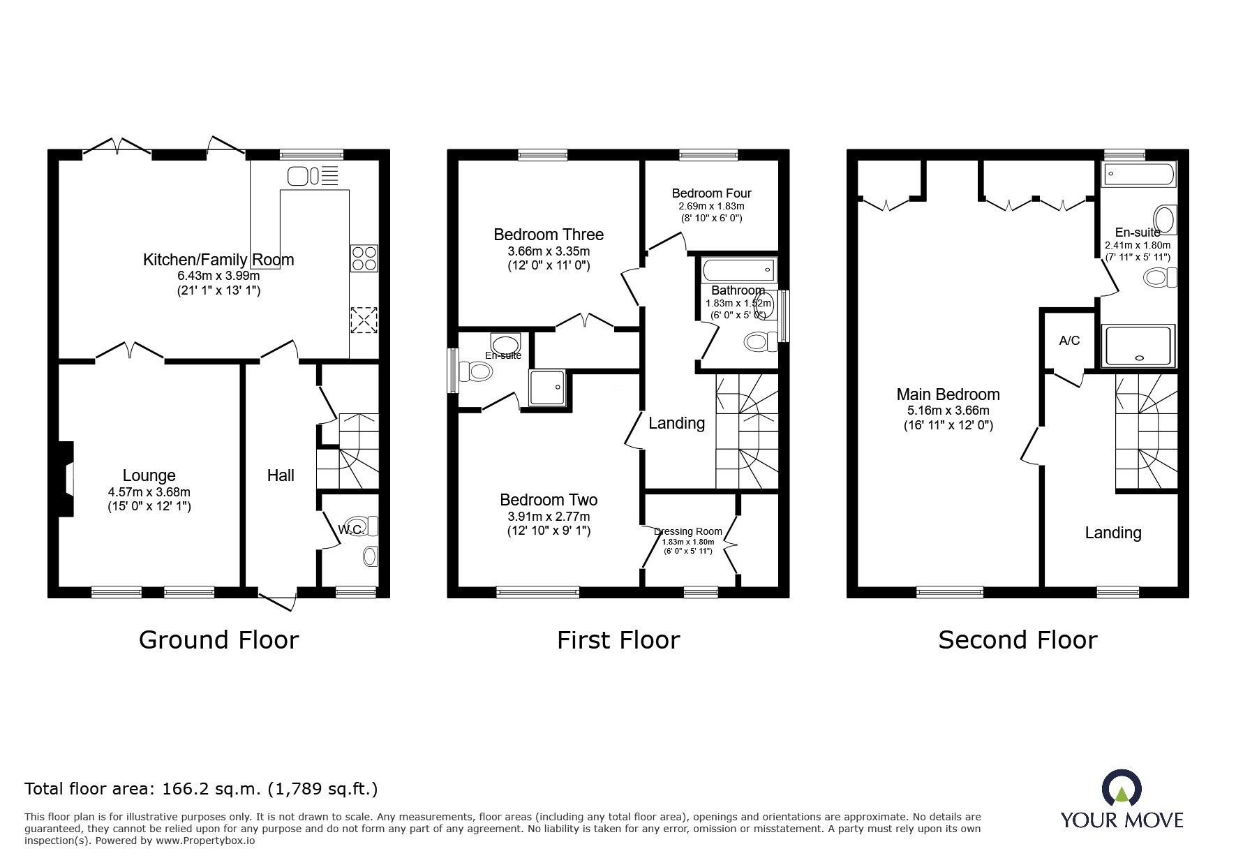 Floorplan of 4 bedroom Detached House for sale, Linnet Close, Kirkby-in-Ashfield, Nottinghamshire, NG17