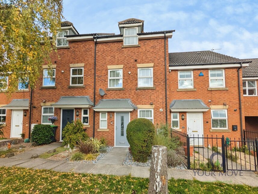 Main image of 4 bedroom Mid Terrace House for sale, High Oakham Close, Nottinghamshire, NG17