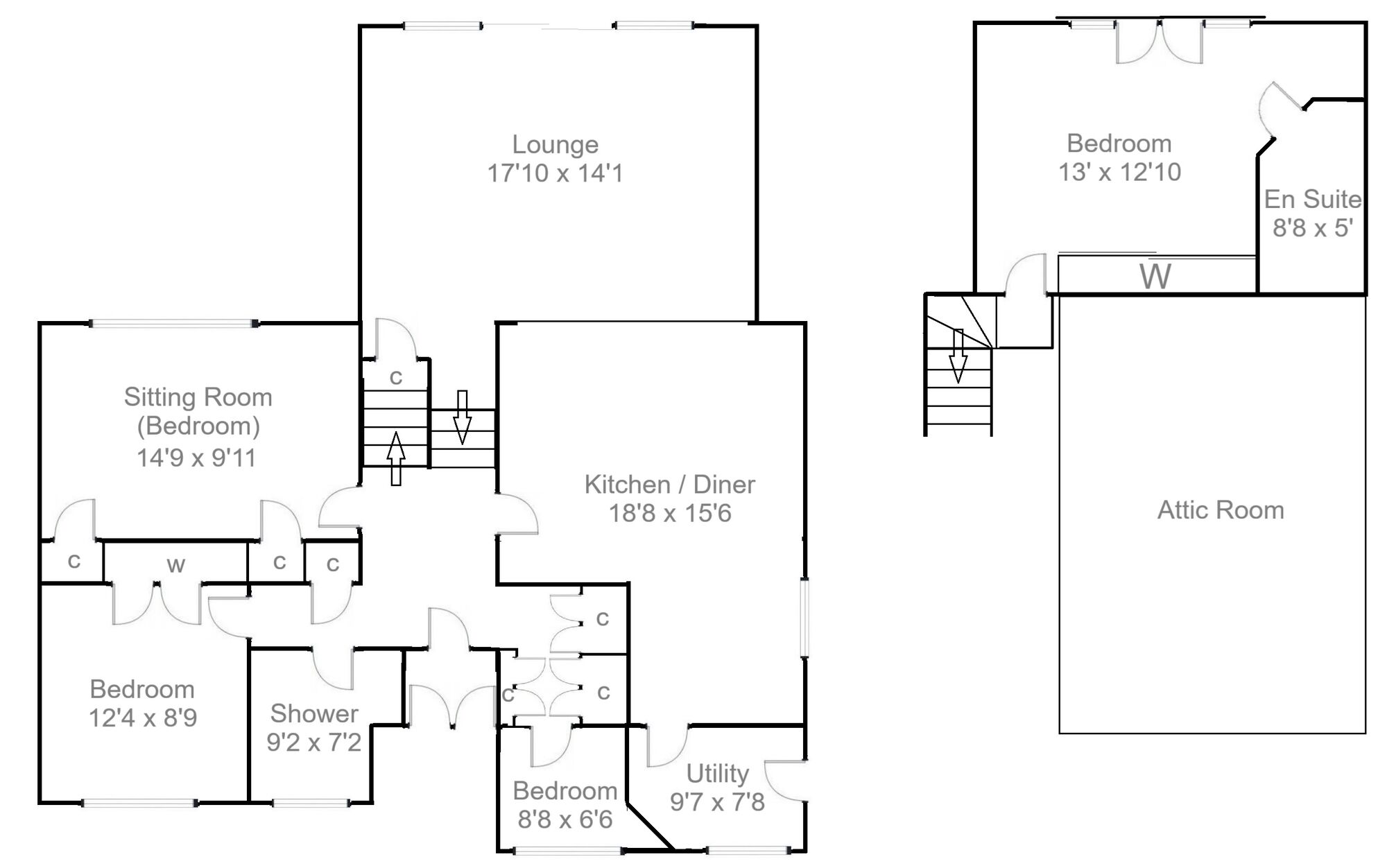 Floorplan of 4 bedroom Detached House for sale, Friarsdene, Lanark, ML11