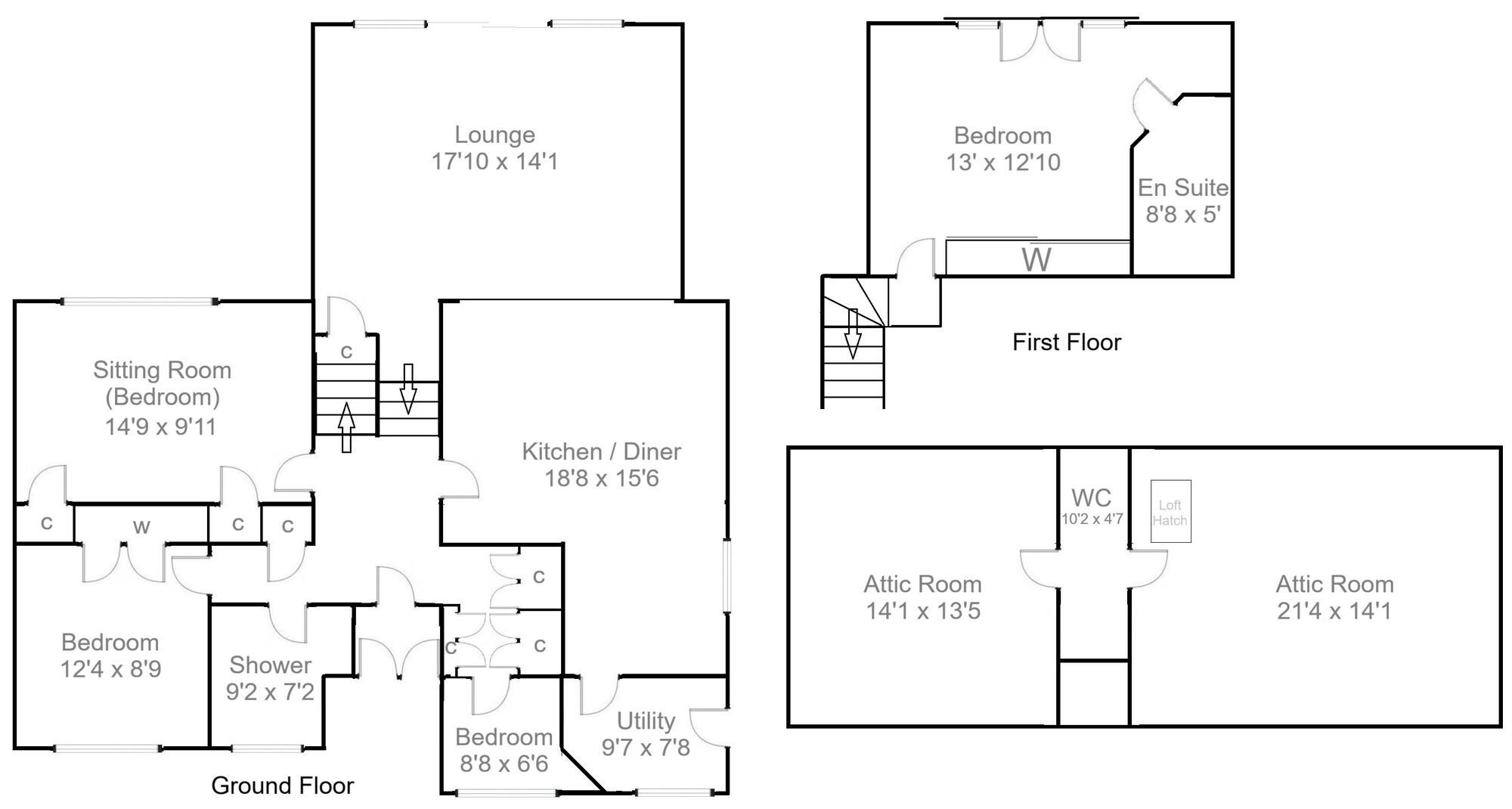 Floorplan of 4 bedroom Detached House for sale, Friarsdene, Lanark, ML11