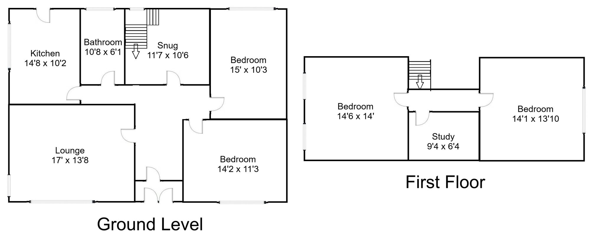 Floorplan of 4 bedroom Detached Bungalow for sale, Southfield Road, Blackwood, South Lanarkshire, ML11