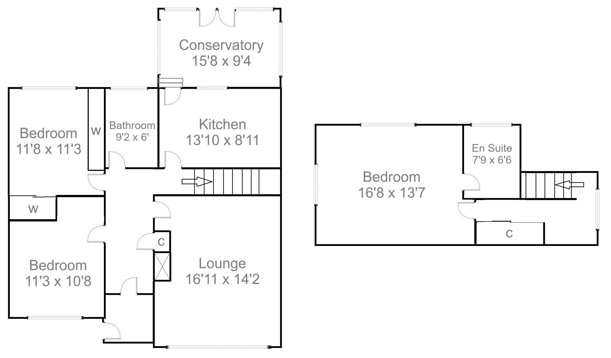 Floorplan of 3 bedroom Detached Bungalow for sale, Laverockhall, Lanark, South Lanarkshire, ML11