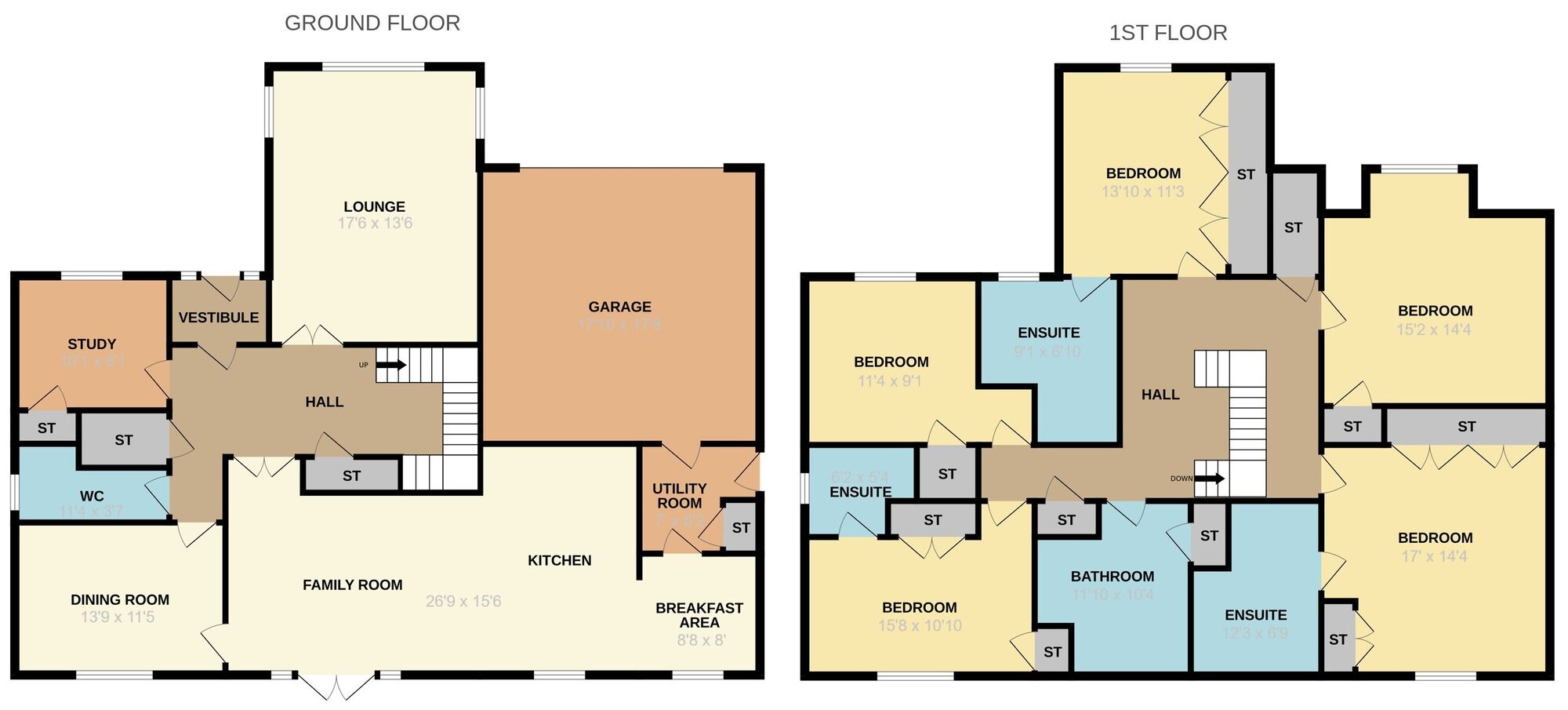 Floorplan of 5 bedroom Detached House for sale, Willowgate Drive, Perth, Perth and Kinross, PH2
