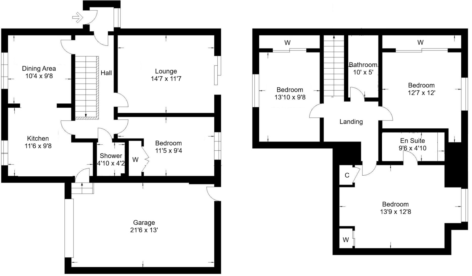 Floorplan of 4 bedroom Detached House for sale, Drumcavel Road, Gartcosh, North Lanarkshire, G69