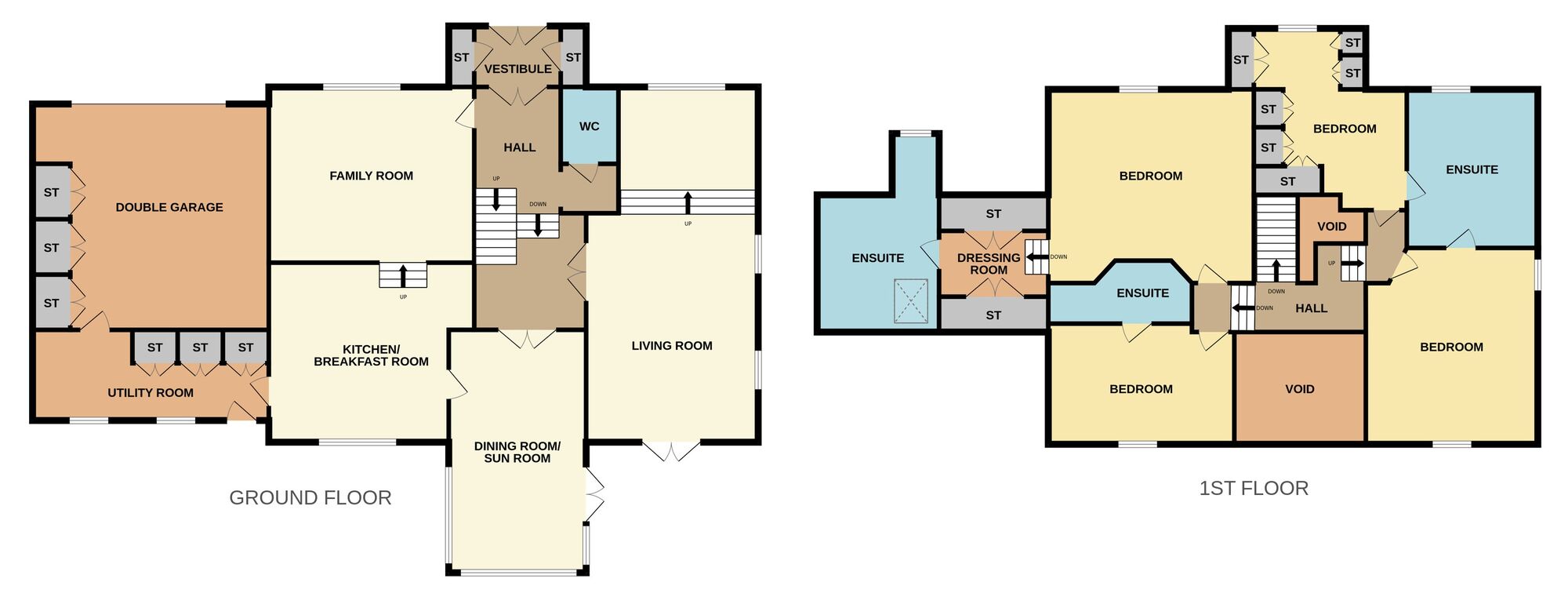 Floorplan of 4 bedroom Detached House for sale, Druids Park, Murthly, Perth and Kinross, PH1
