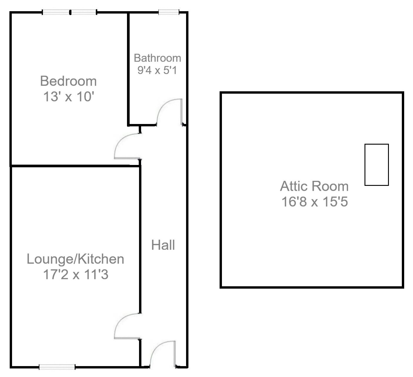 Floorplan of 1 bedroom Flat for sale, Windmillhill Street, Motherwell, North Lanarkshire, ML1