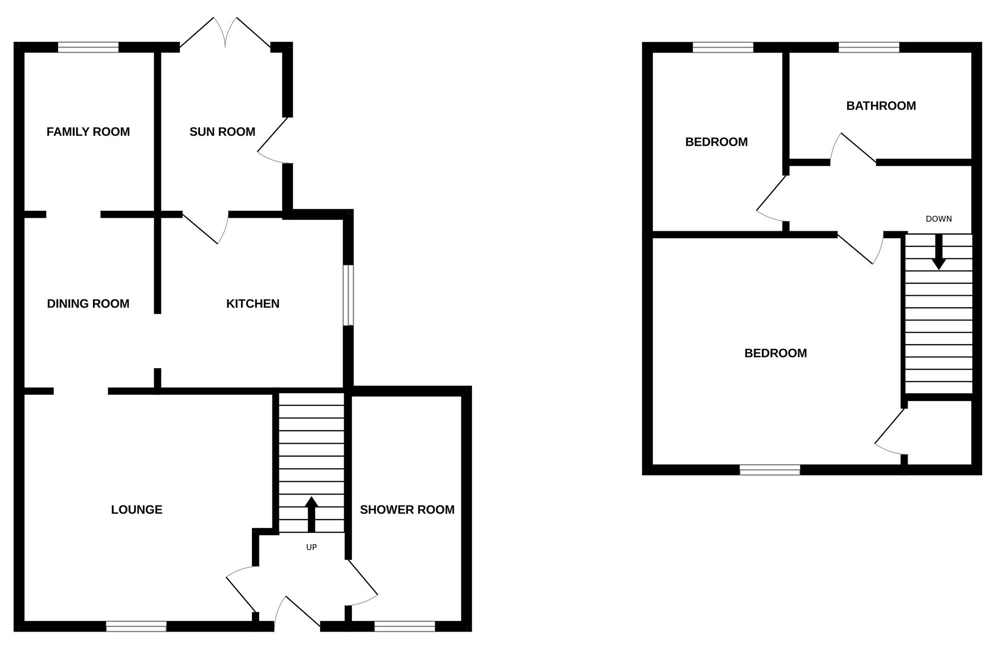 Floorplan of 3 bedroom Semi Detached House for sale, Ross Street, Kinross, Perth and Kinross, KY13
