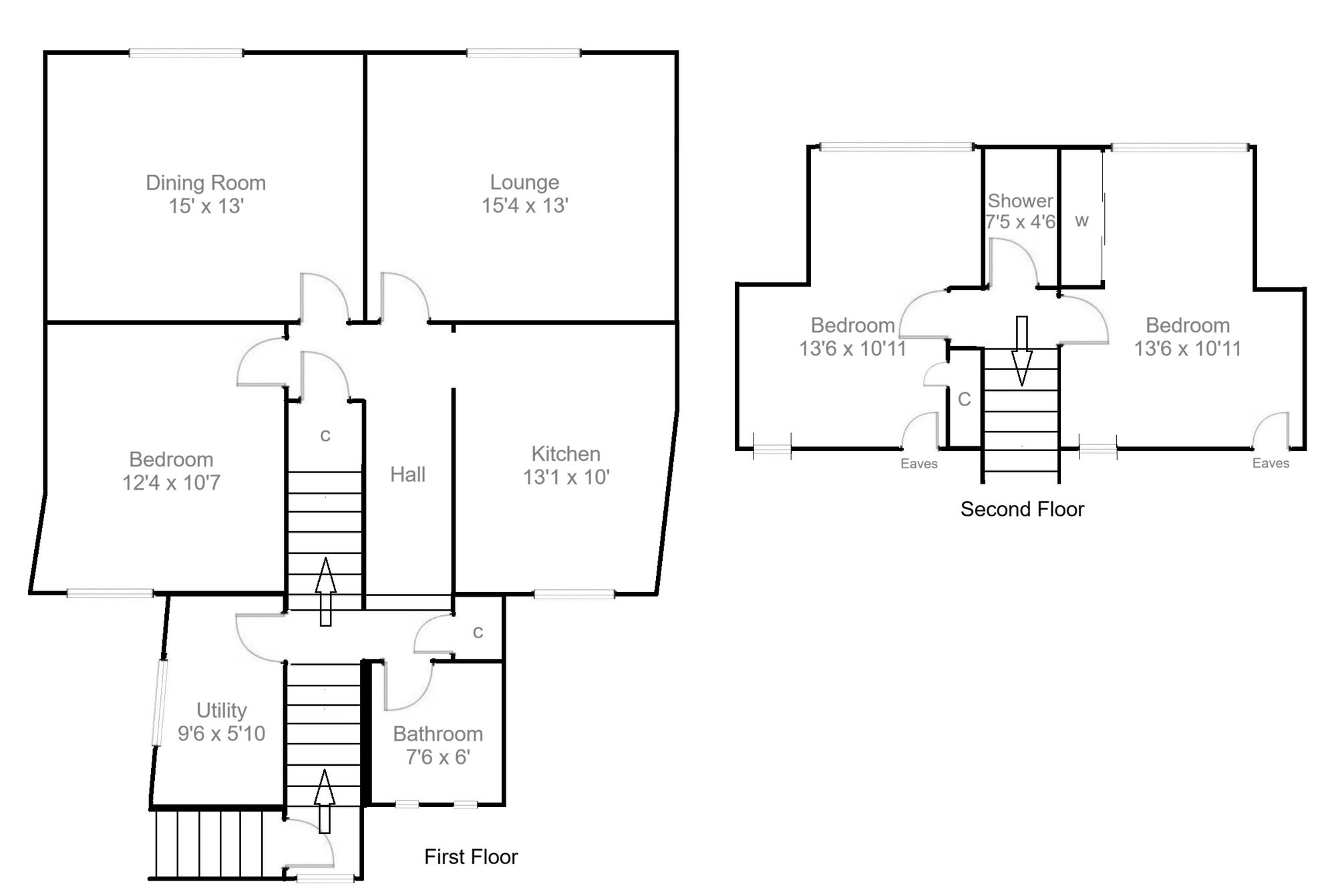 Floorplan of 3 bedroom Flat for sale, Riverside Road, Kirkfieldbank, South Lanarkshire, ML11