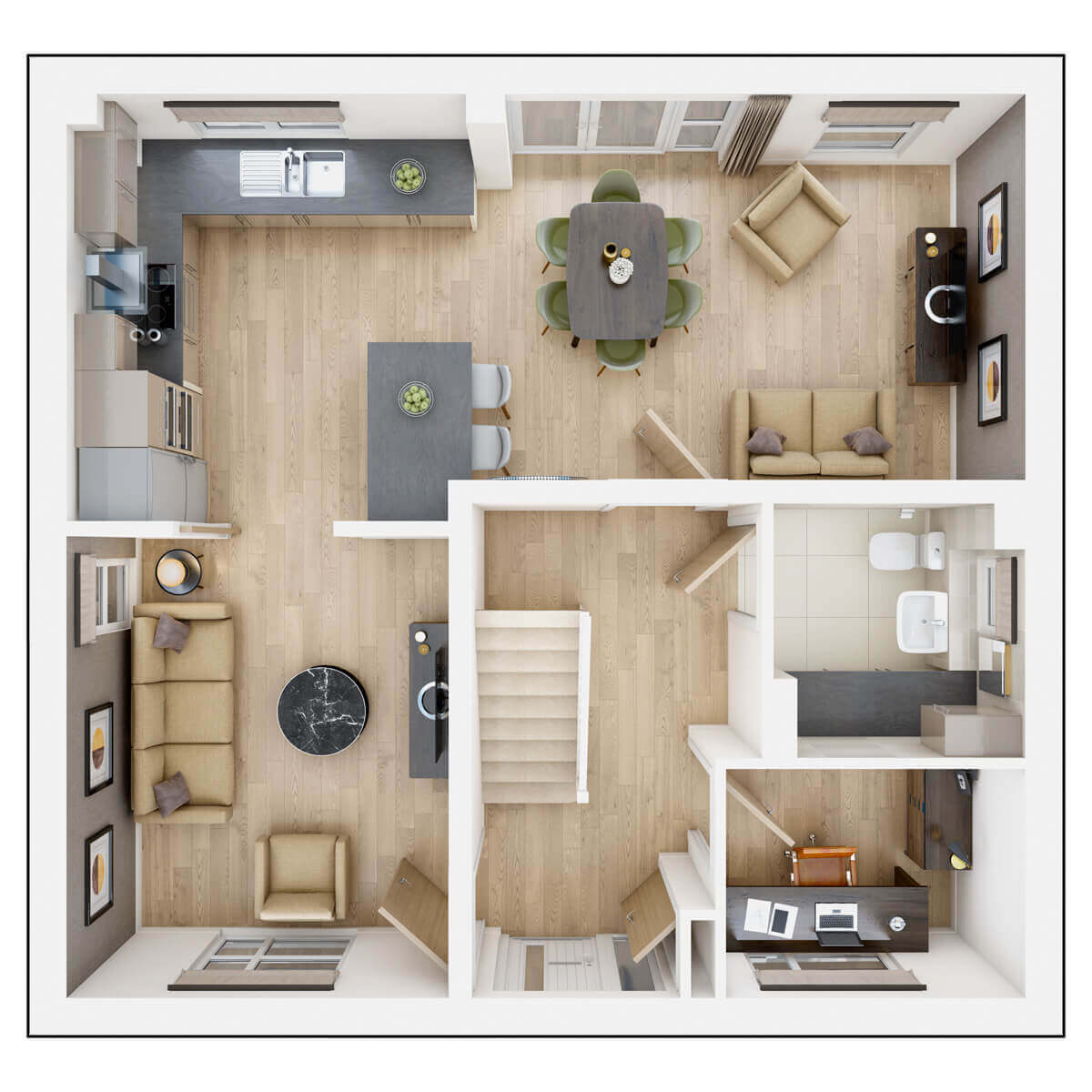 Floorplan of 5 bedroom Detached House for sale, North Dane Way, Chatham, Kent, ME5