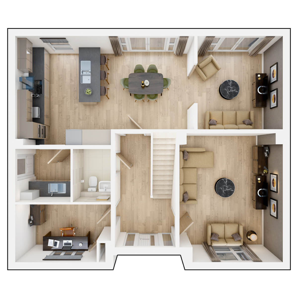 Floorplan of 5 bedroom Detached House for sale, North Dane Way, Chatham, Kent, ME5