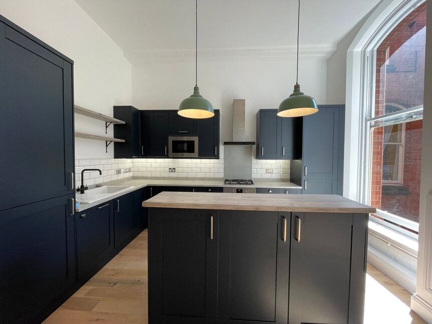 Kitchen living and dining room