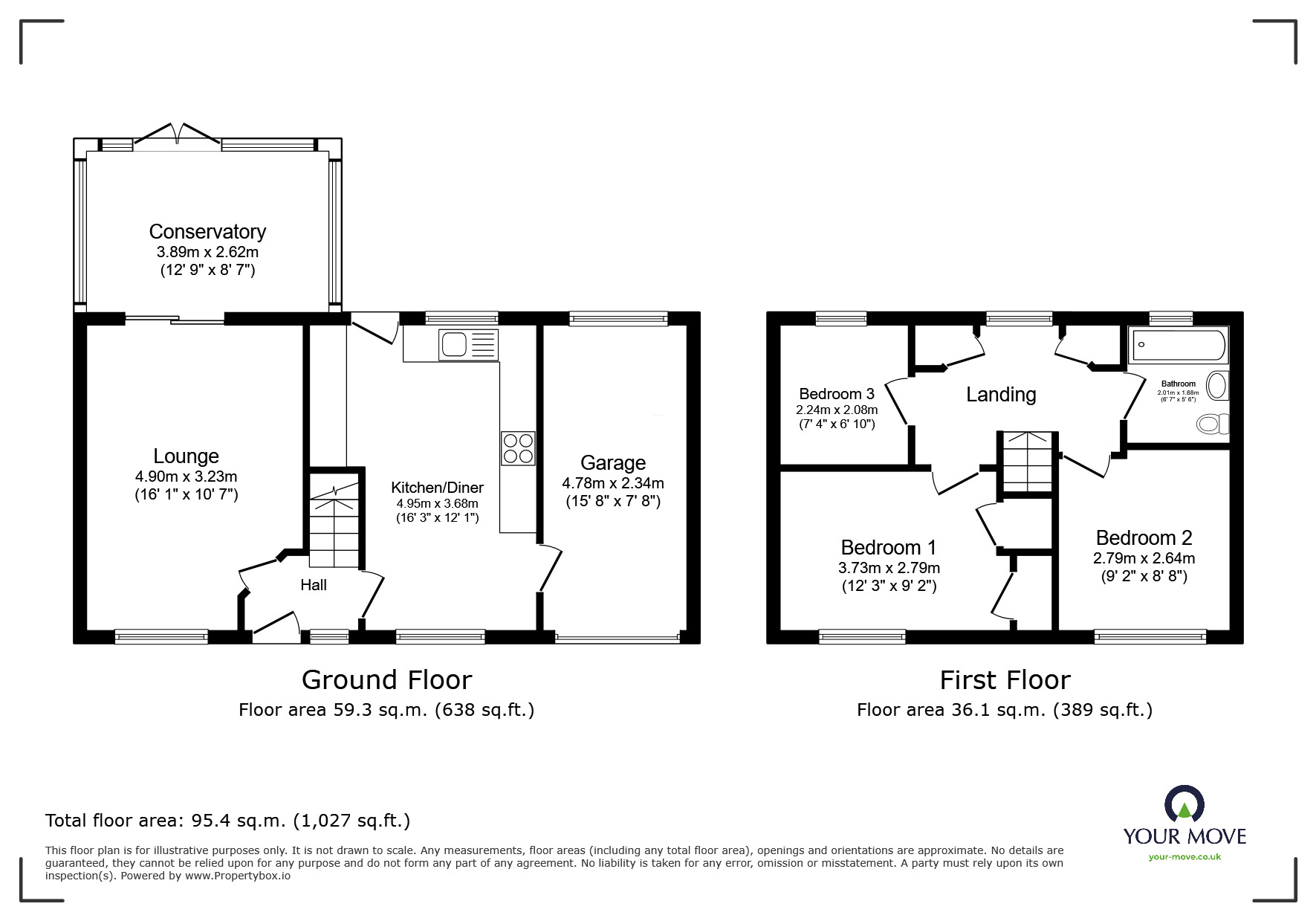 Floorplan of 3 bedroom Semi Detached House for sale, Deacon Road, Leicester, LE4