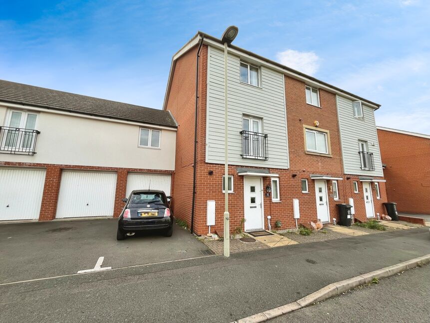 Main image of 4 bedroom End Terrace House for sale, Onyx Crescent, Leicester, Leicestershire, LE4