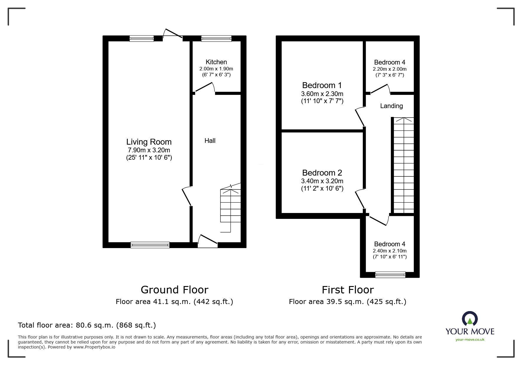 Floorplan of 3 bedroom Semi Detached House to rent, Blackbird Road, Leicester, Leicestershire, LE4