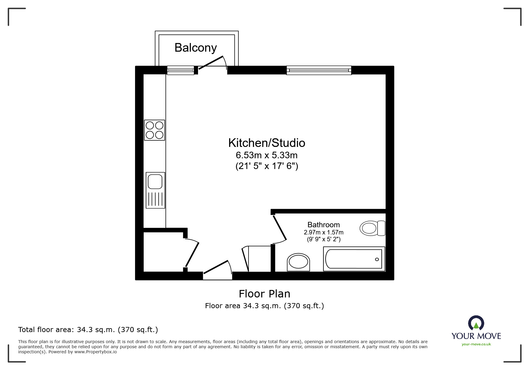Floorplan of 1 bedroom House for sale, Phoenix Square, 11 Morledge Street, LE1