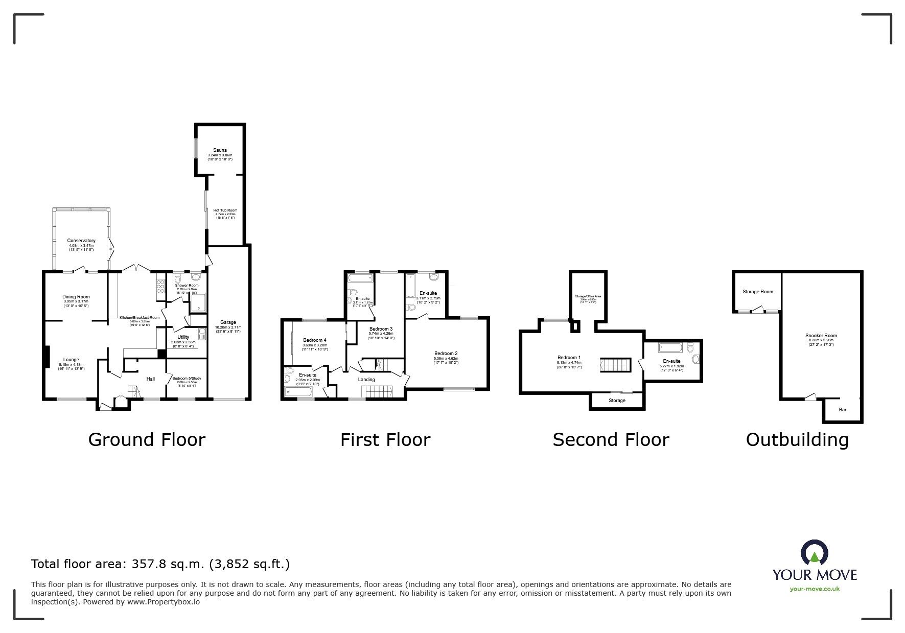 Floorplan of 4 bedroom Semi Detached House for sale, Imperial Avenue, Leicester, Leicestershire, LE3