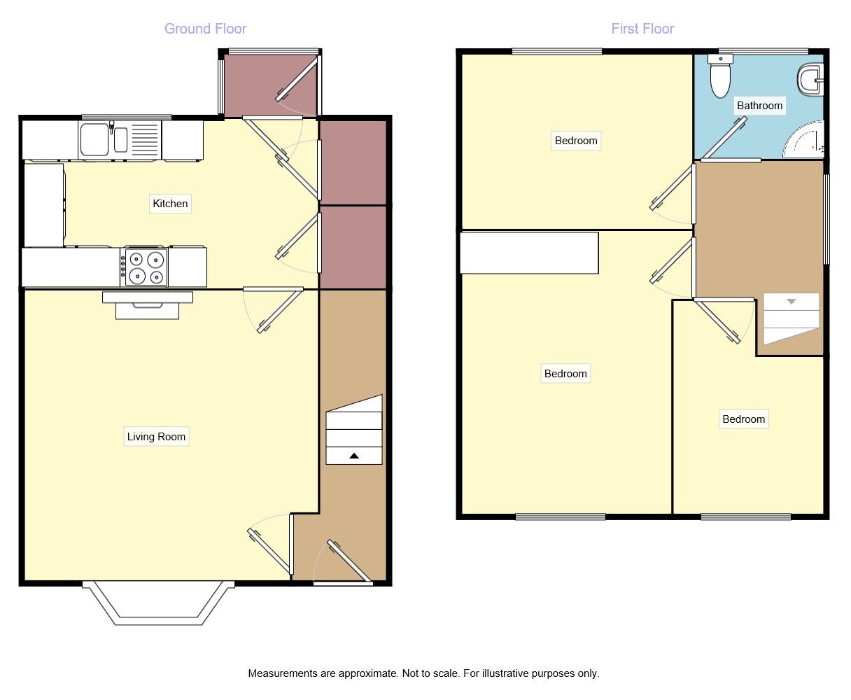 Floorplan of 3 bedroom Semi Detached House to rent, Foundry Mill Street, Leeds, LS14