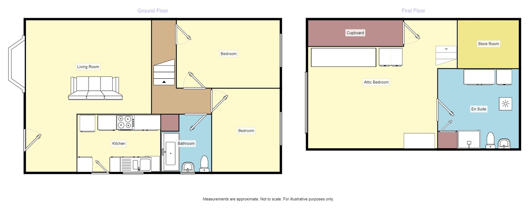 Floorplan of 2 bedroom Semi Detached Bungalow to rent, Lyme Chase, Leeds, LS14