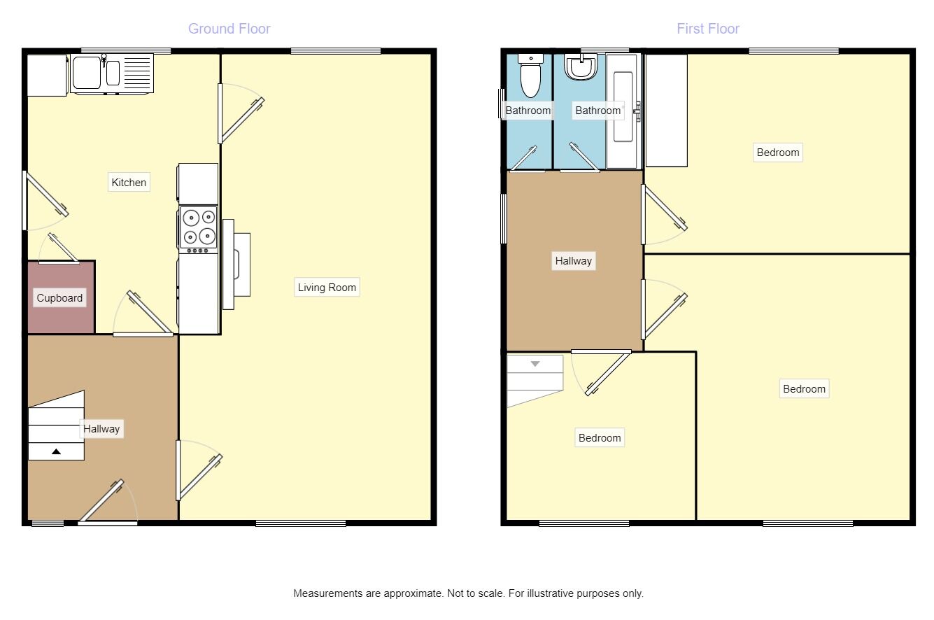 Floorplan of 3 bedroom Semi Detached House for sale, Stanks Lane North, Leeds, LS14