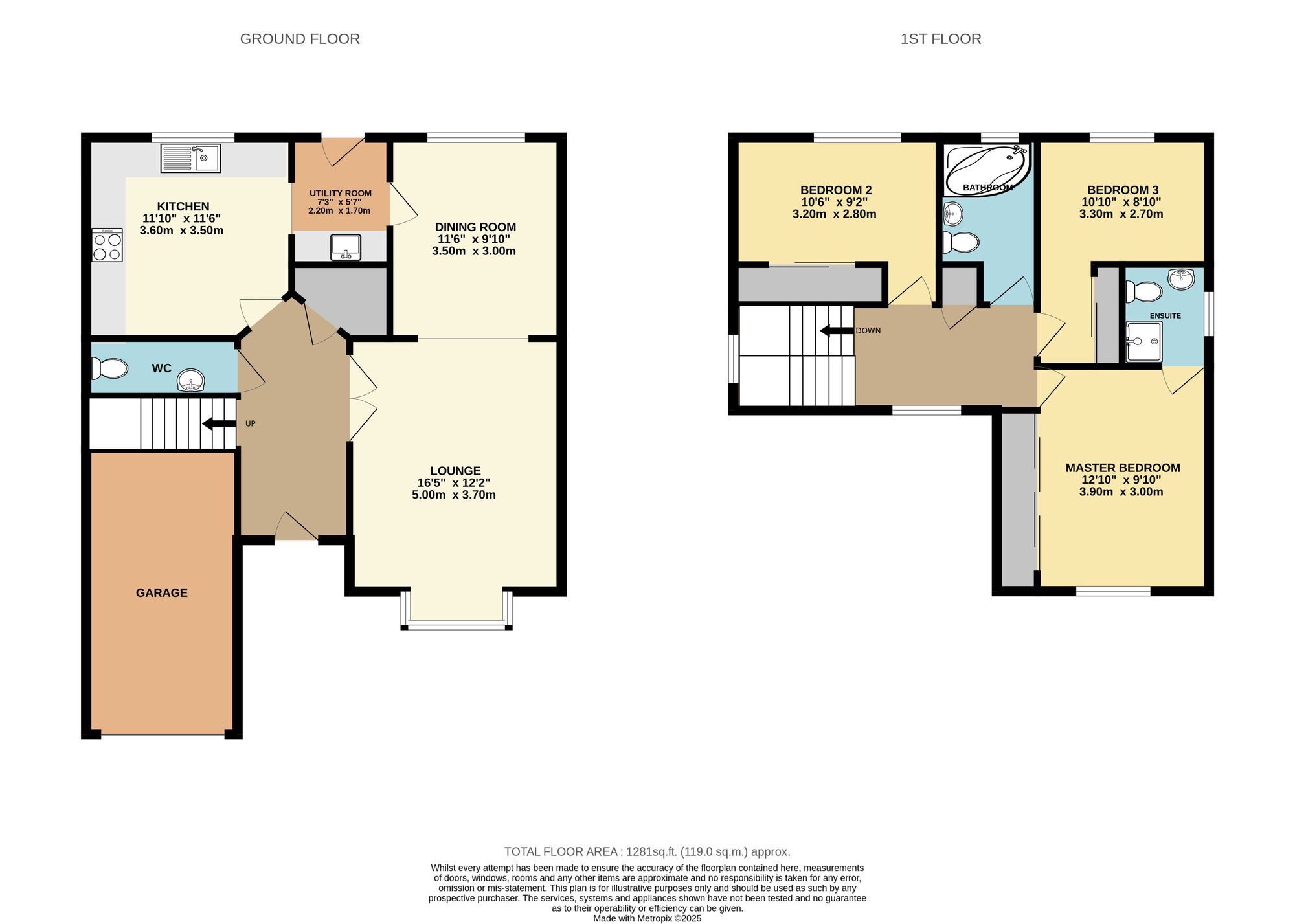 Floorplan of 3 bedroom Detached House for sale, Walnut Grove, Leven, KY8