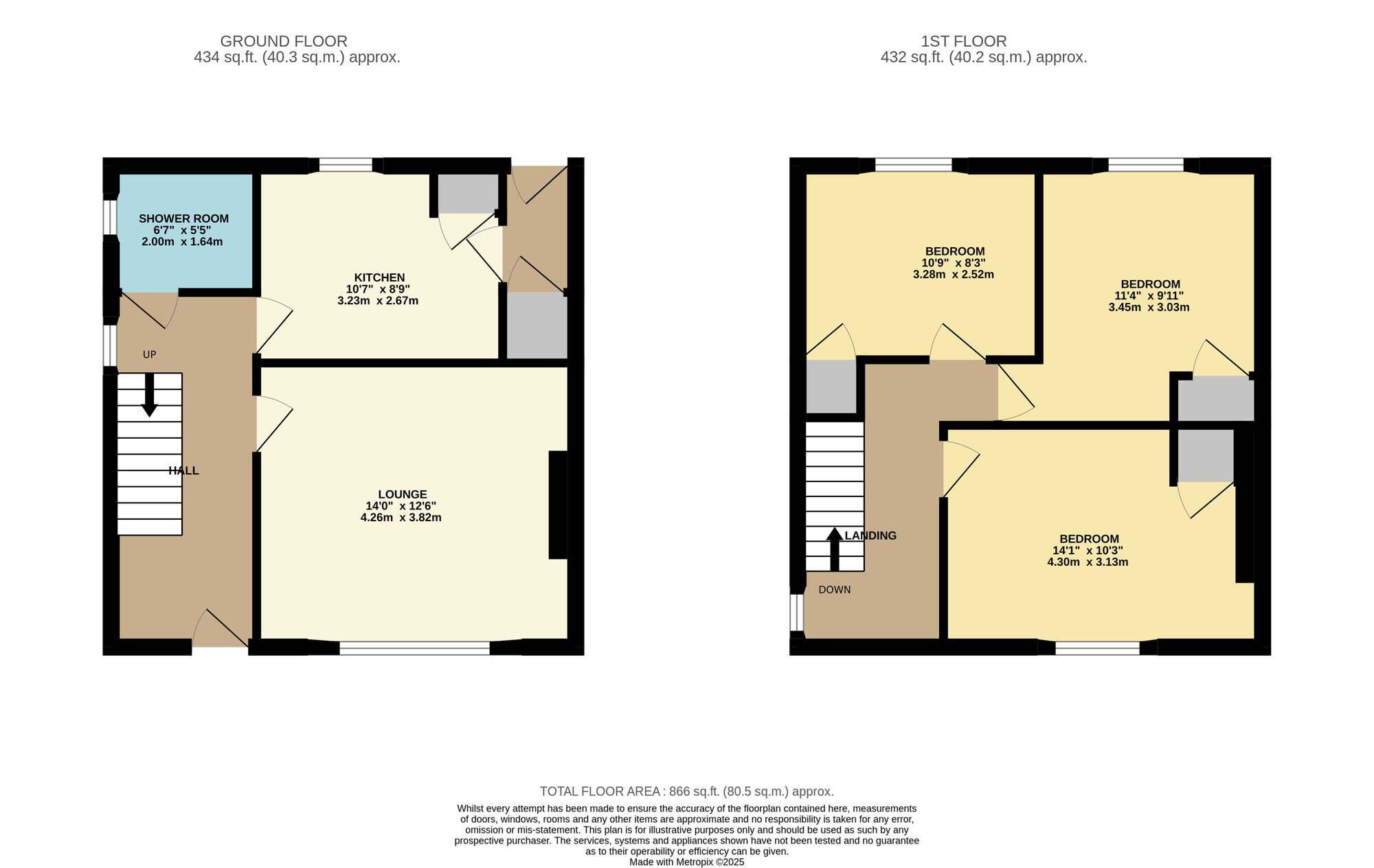 Floorplan of 3 bedroom End Terrace House for sale, Falcon Road, Buckhaven, Leven, KY8