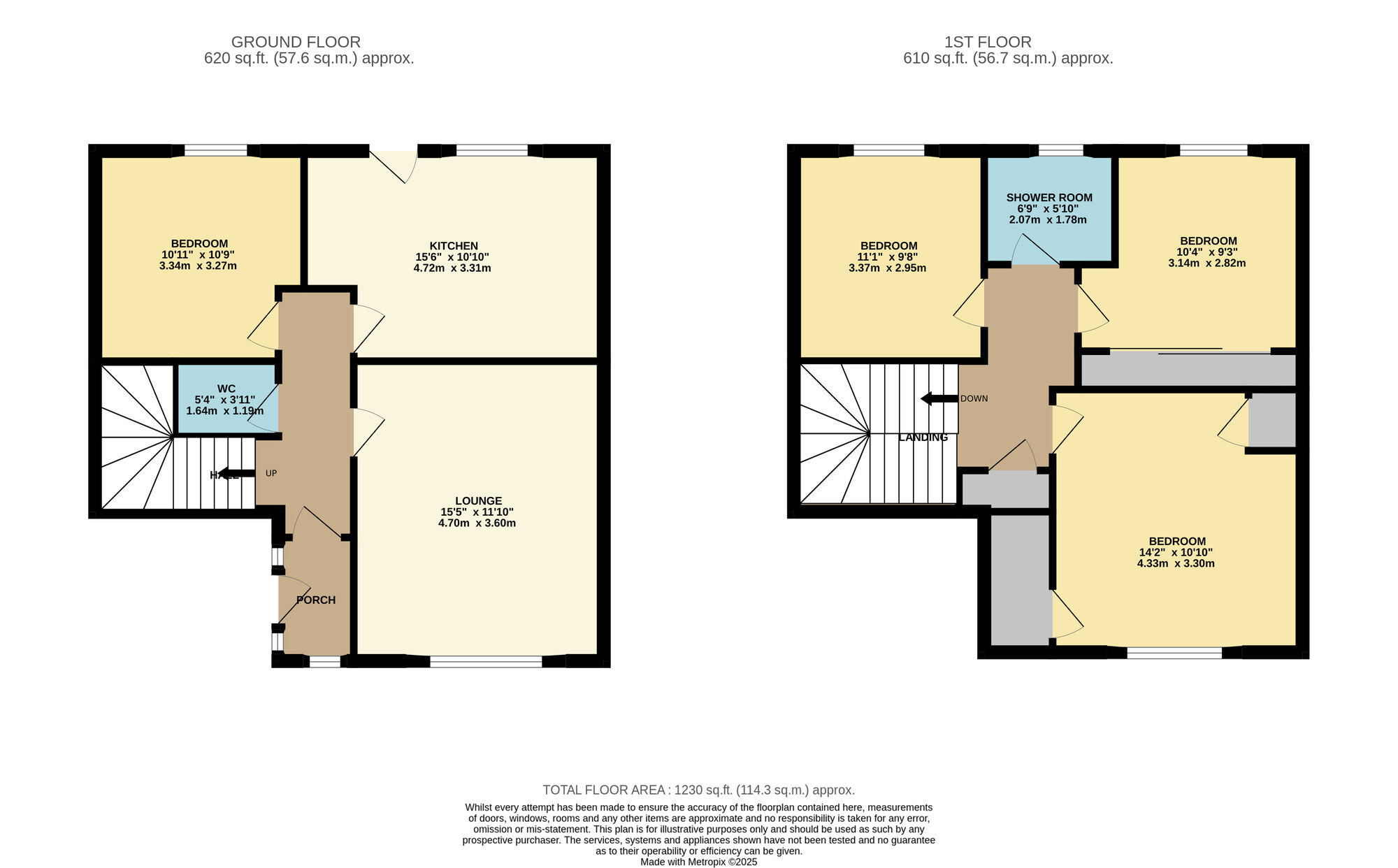 Floorplan of 4 bedroom Semi Detached House for sale, Kirkland Walk, Methil, Fife, KY8