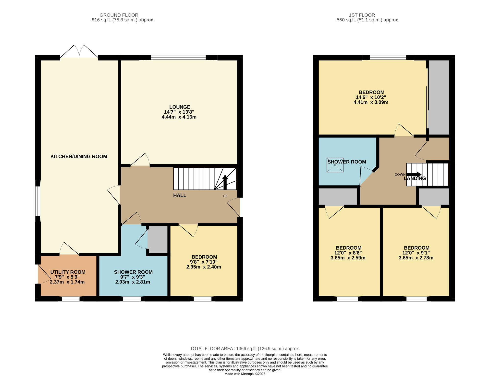 Floorplan of 4 bedroom Detached House for sale, Fernhill Crescent, Windygates, Fife, KY8